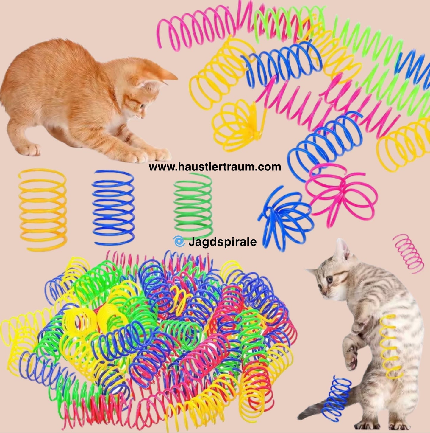 Jagdspirale 🌀 - Das interaktive Katzenspielzeug für stundenlangen Spielspaß