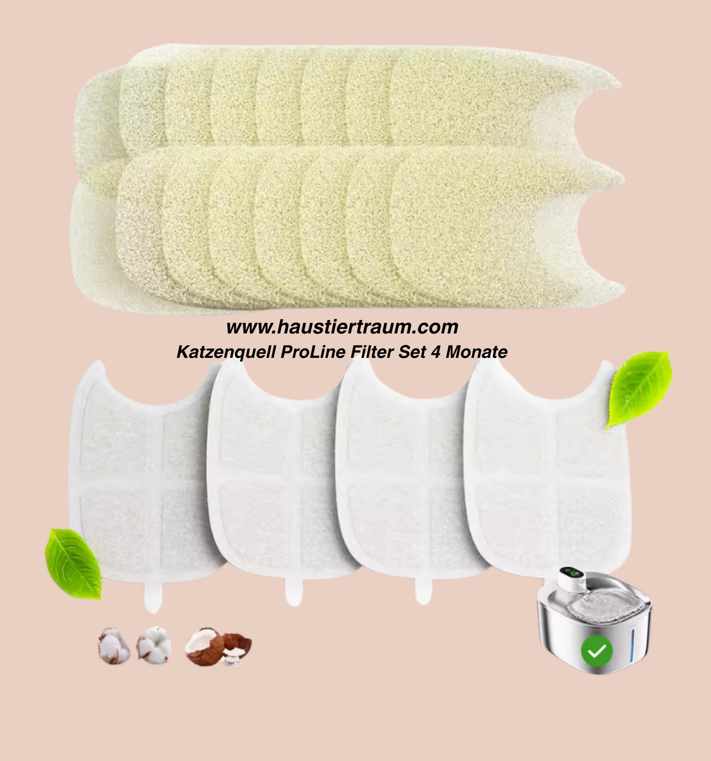 Ersatzfilter-Set für Katzenquell ProLine