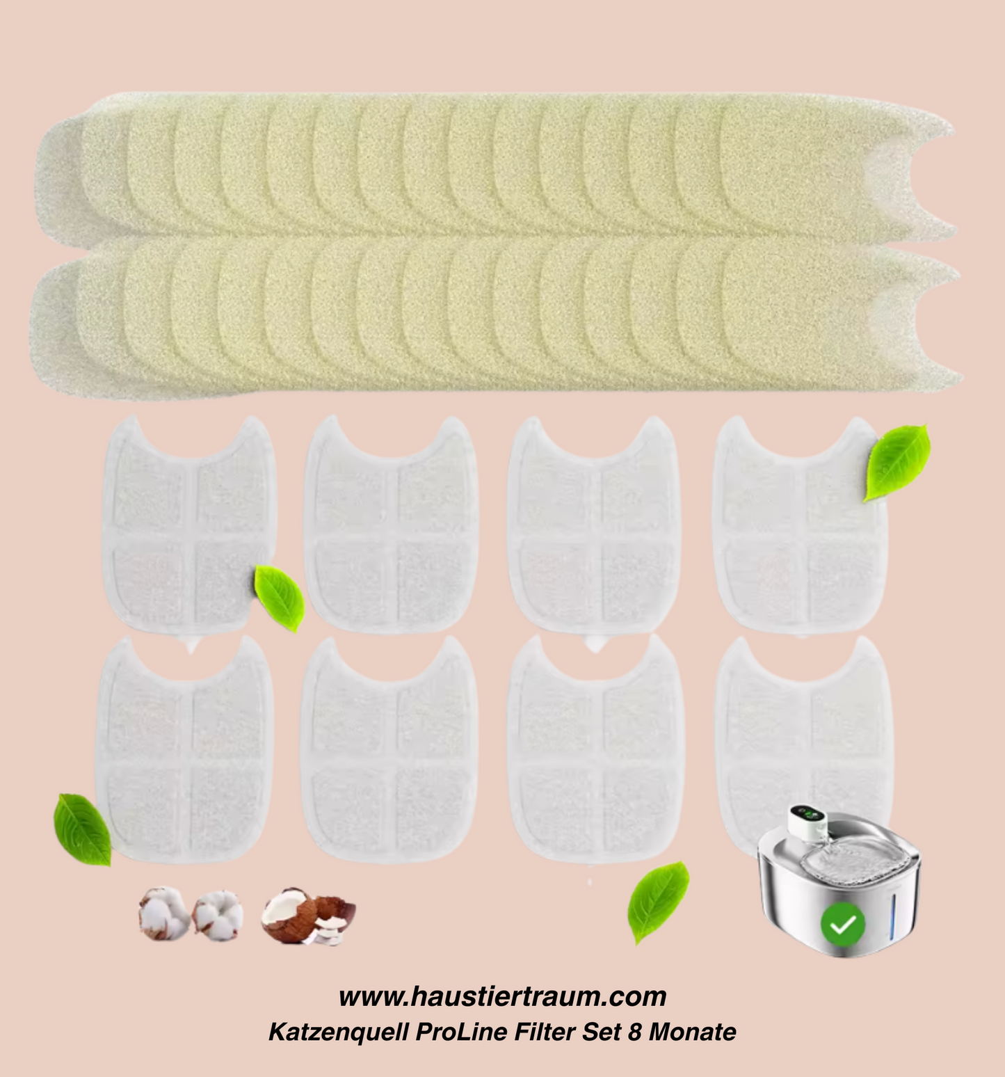 Ersatzfilter-Set für Katzenquell ProLine