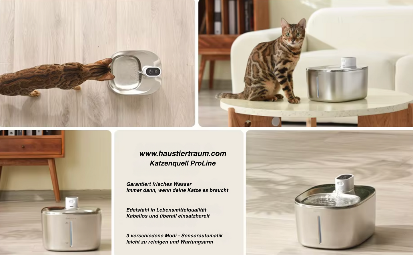 Katzenquell ProLine - Der intelligente Luxusbrunnen