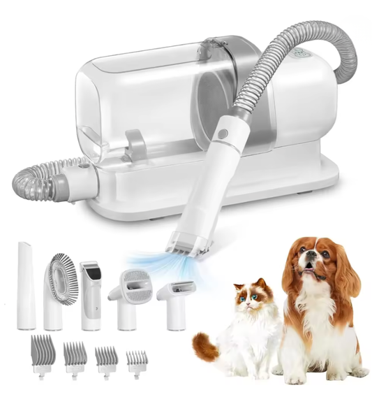 FellClean Pro - Staubsauger & Tierpflegeset für Hunde und Katzen