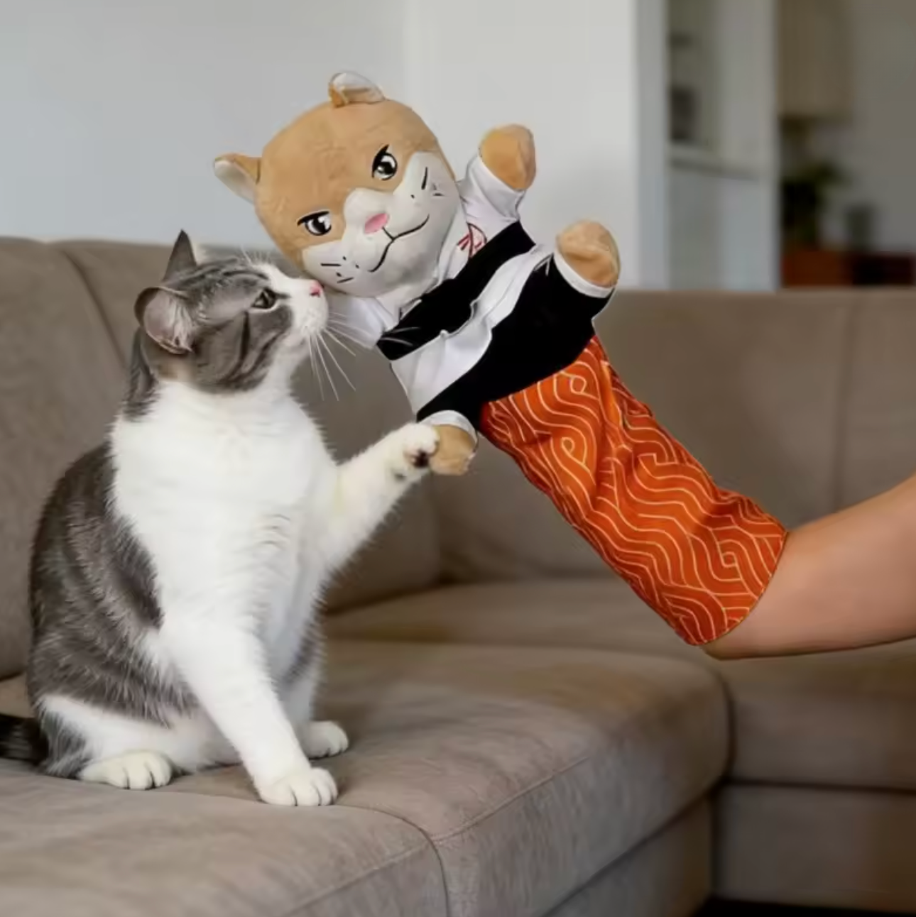 Jagdpfote Pro - Interaktiver Katzen-Spielhandschuh
