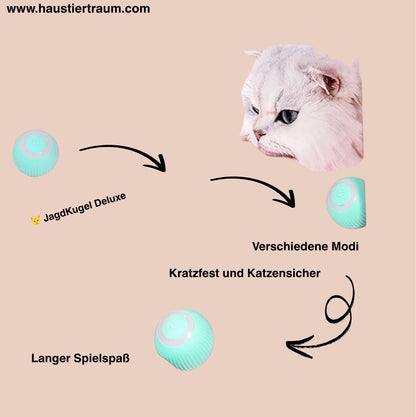 JagdKugel Deluxe 🐱 - Der smarte Spielball für deine Katze