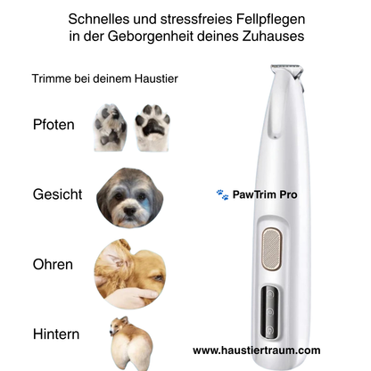 PawTrim Pro 🐾 - Präziser Pfotentrimmer für Hunde & Katzen