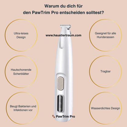 PawTrim Pro 🐾 - Präziser Pfotentrimmer für Hunde & Katzen